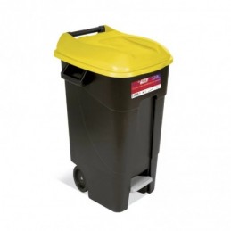 CONTENEDOR RESIDUOS RUEDAS Y PEDAL 120L