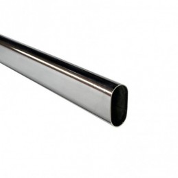 BARRA ARMARIO OVAL 25x15mm 2 Metros