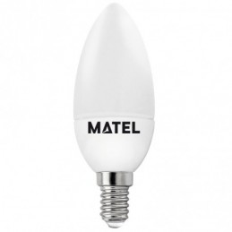 BOMBILLA LED VELA E14 5W CÁLIDA