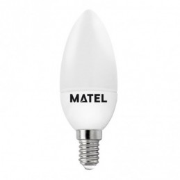 BOMBILLA LED VELA E14 5W FRÍA