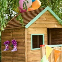 CABAÑA DE MADERA INFANTIL ELEVADA WINNY