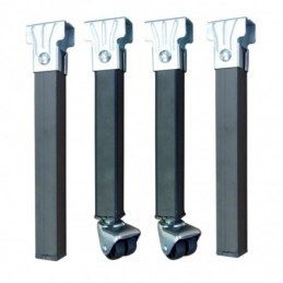 PATA SOMIER CON RUEDAS SET 4 unidades