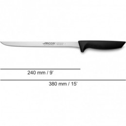 CUCHILLO JAMONERO CON CHAIRA