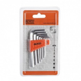 JUEGO DE 7 LLAVES ACODADAS HEXAGONALES ALLEN