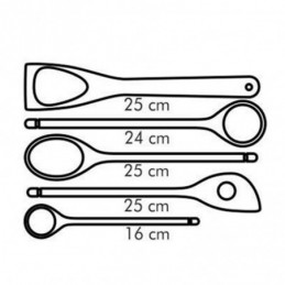 JUEGO DE CUCHARAS Y ESPATULA DE MADERA JUEGO DE CUCHARAS Y ESPATULA DE MADERA
