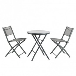 CONJUNTO PLEGABLE 2 SILLAS Y MESA