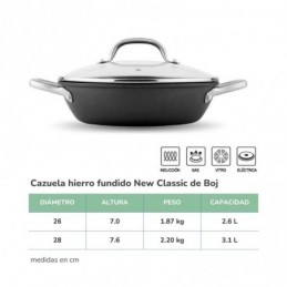 CAZUELA HIERRO FUNDIDO CAZUELA HIERRO FUNDIDO