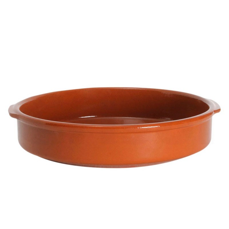 CAZUELA DE BARRO CON ASAS