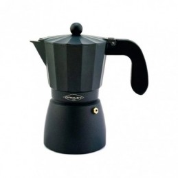 CAFETERA ITALIANA NEGRA ALUMINIO